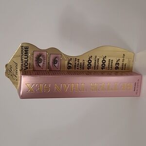 Too Faced NIB Better Than Sex Black Mascara